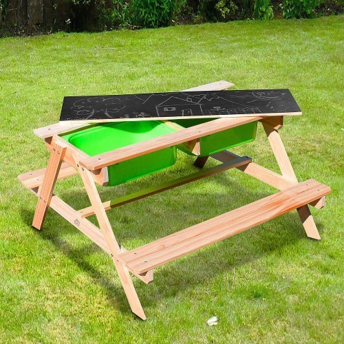 

Стол игровой деревянный FLORABEST Kid's play and picnic