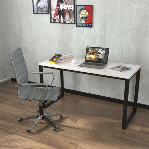 

Стол компьютерный разборной MWF Stylish 120x60 см цвет белый