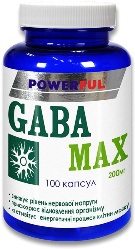 

Габа-макс Powerful капсулы 1.0 Г №100 Банка (4820142434008)