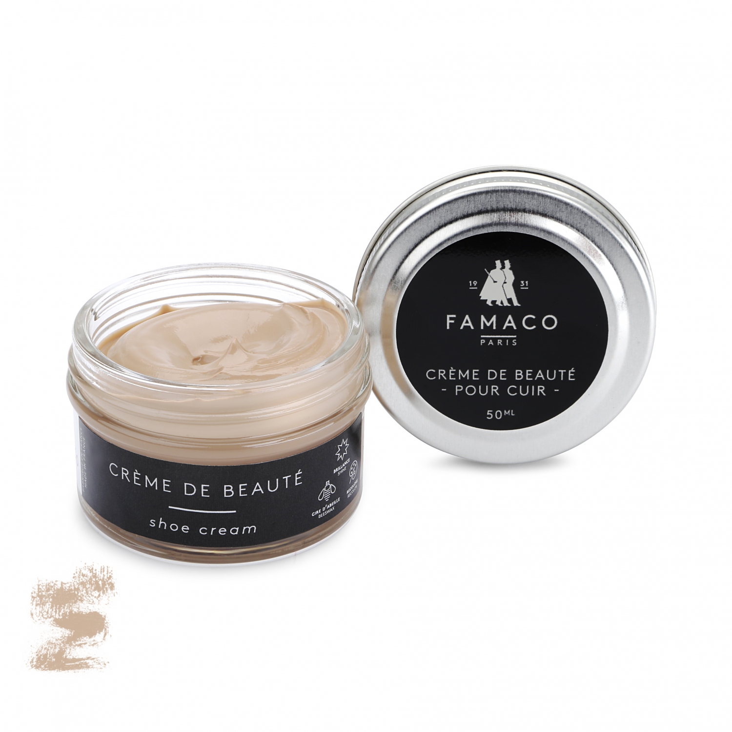 

Крем для обуви бежевый 375 Famaco Creme De Beaute, 50 мл