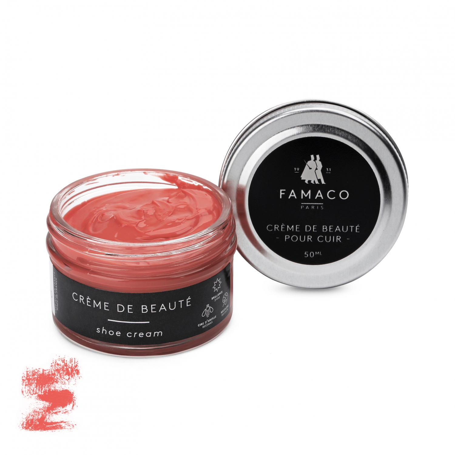 

Крем для обуви красный 536 Famaco Creme De Beaute, 50 мл