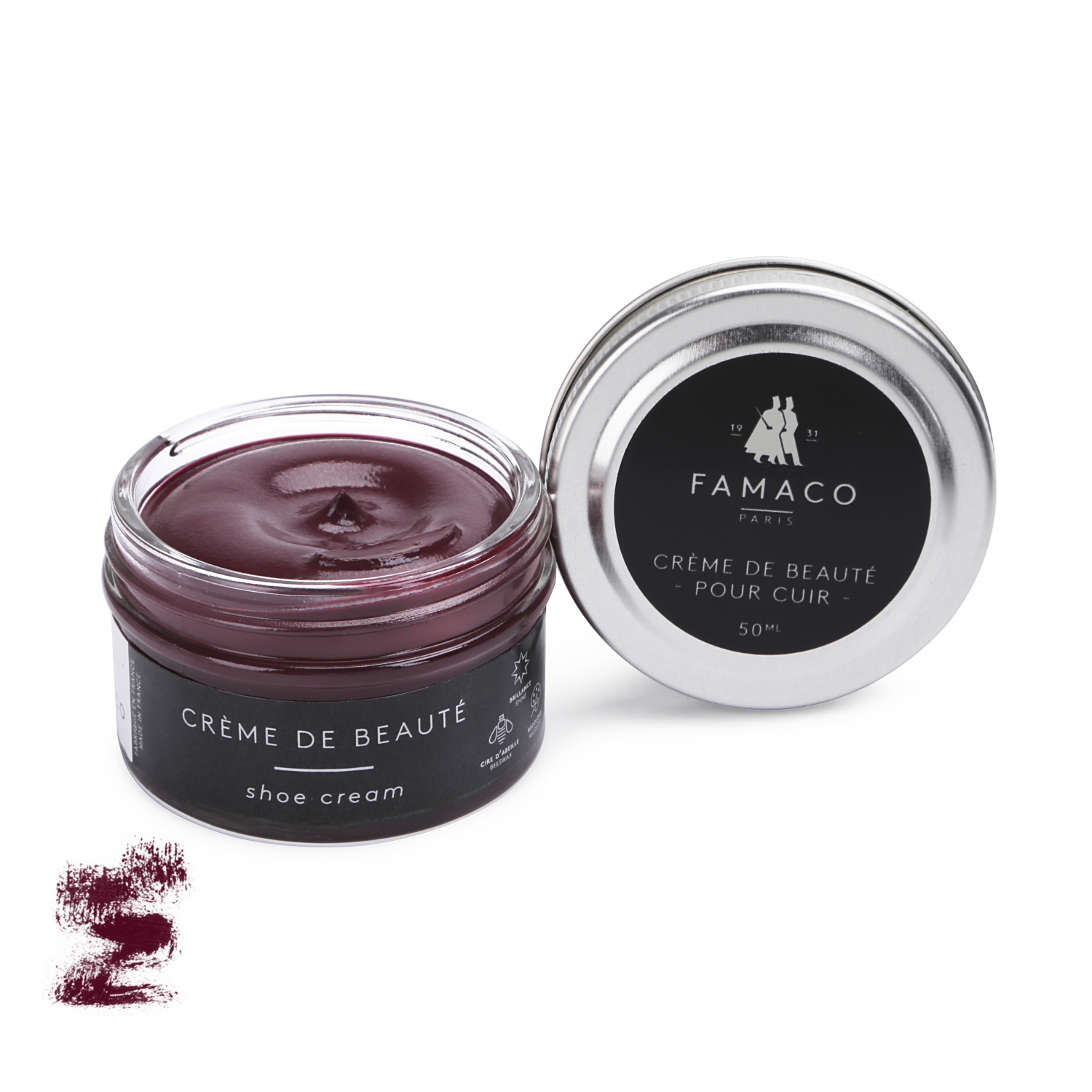 

Крем для обуви бордовый 347 Famaco Creme De Beaute, 50 мл