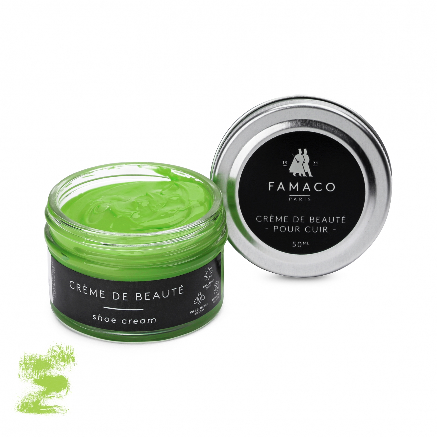 

Крем для обуви зеленый 373 Famaco Creme De Beaute, 50 мл