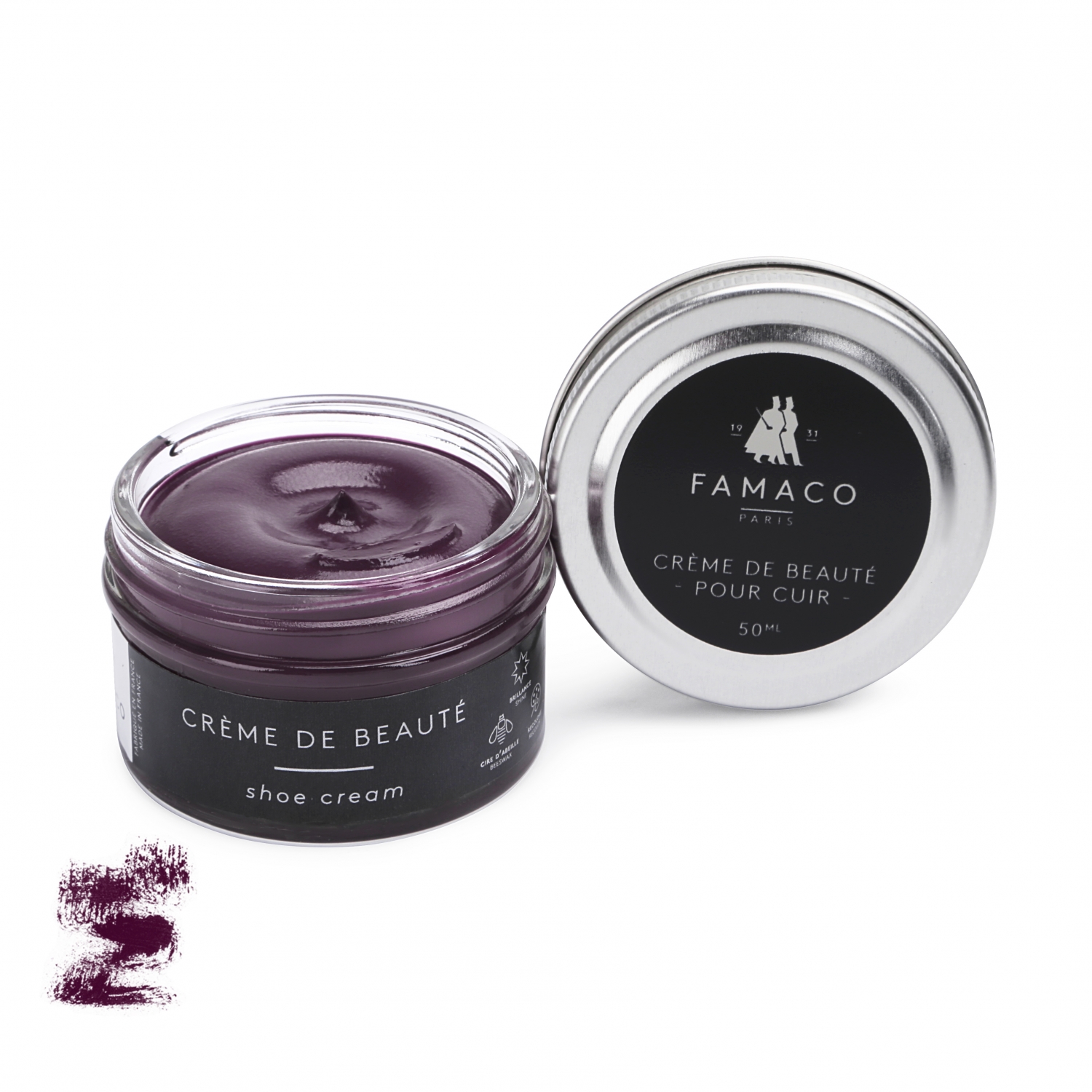 

Крем для обуви бордовый 514 Famaco Creme De Beaute, 50 мл