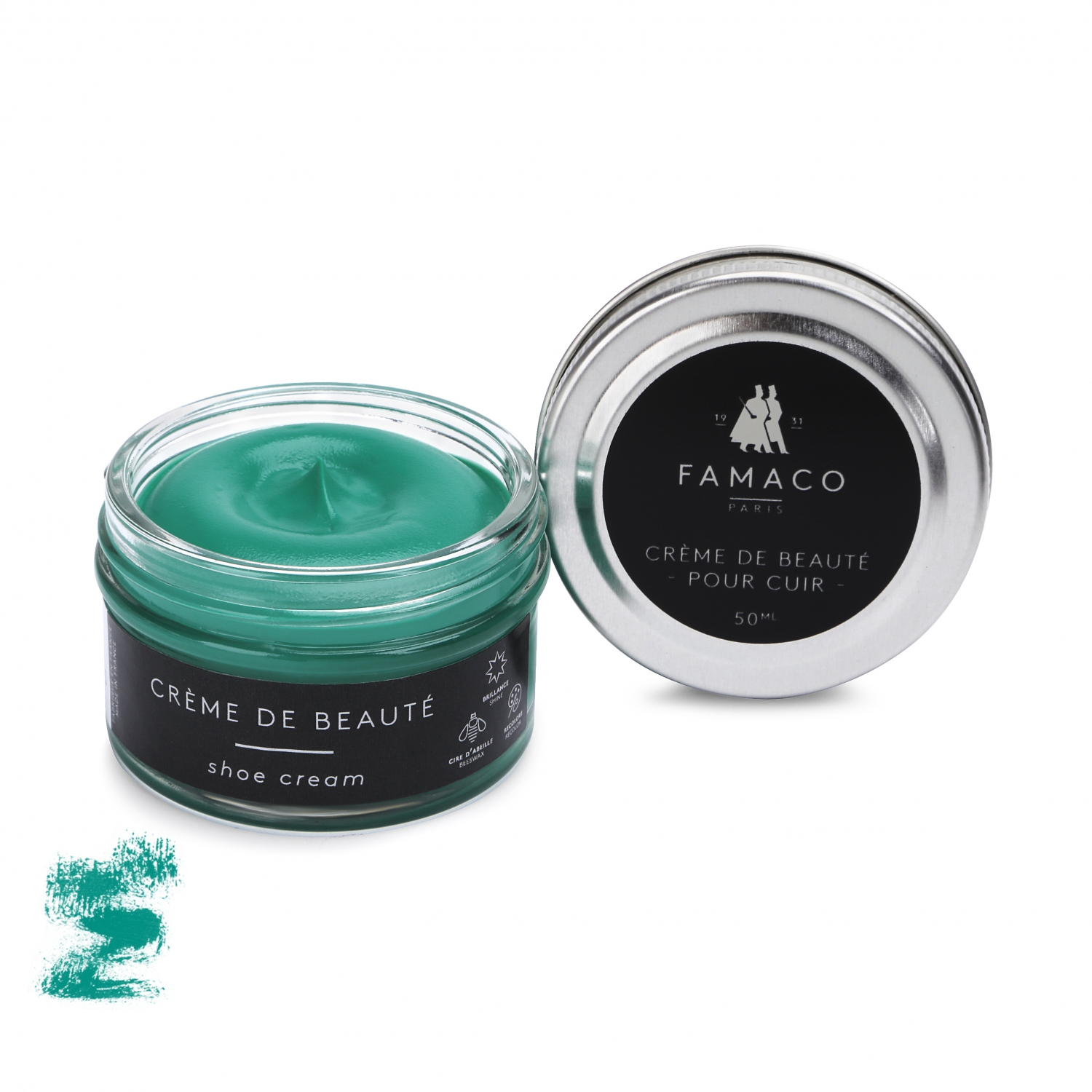 

Крем для обуви зеленый 388 Famaco Creme De Beaute, 50 мл