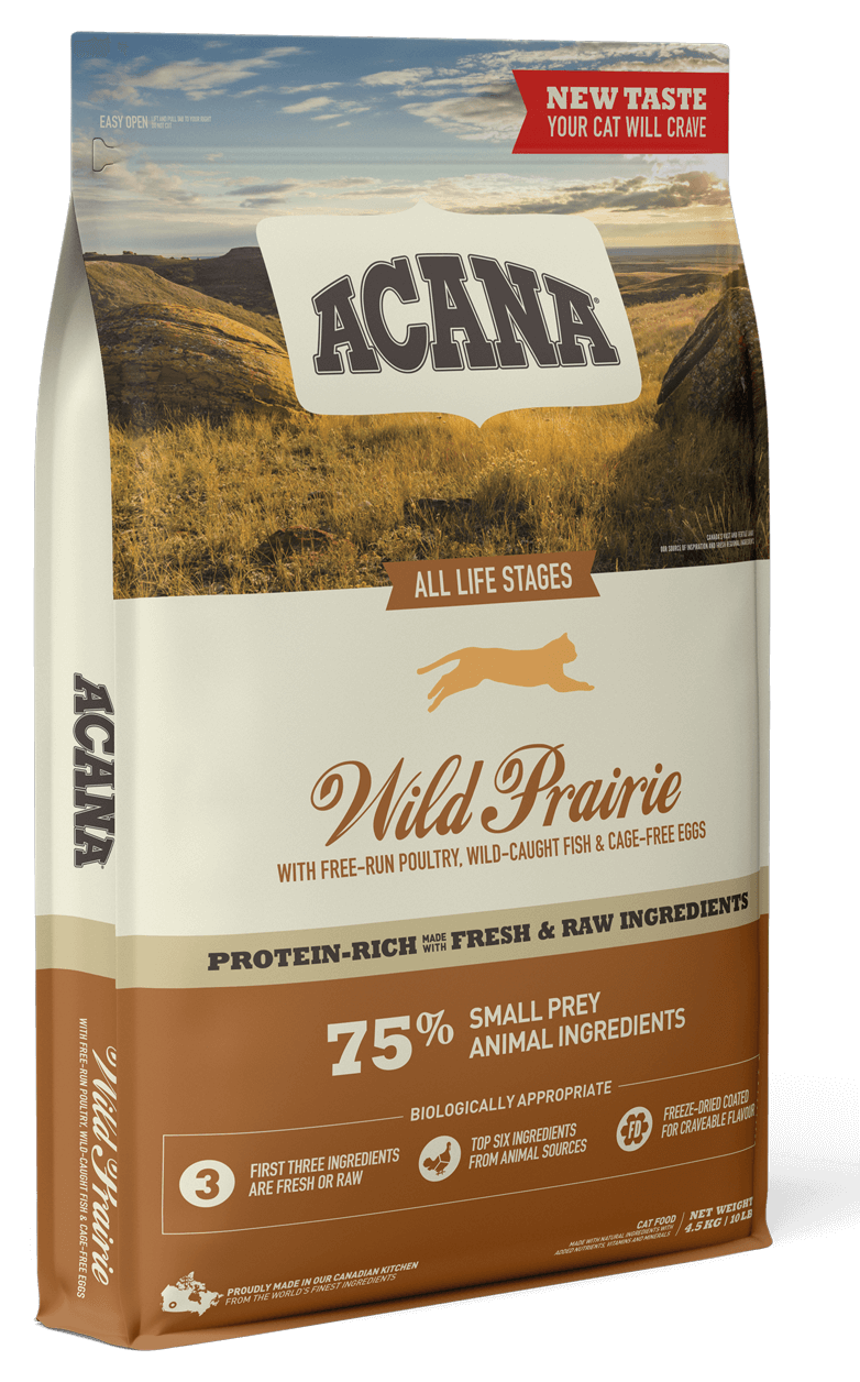 

Корм беззерновой Acana WILD PRAIRIE CAT для котов всех пород 340g