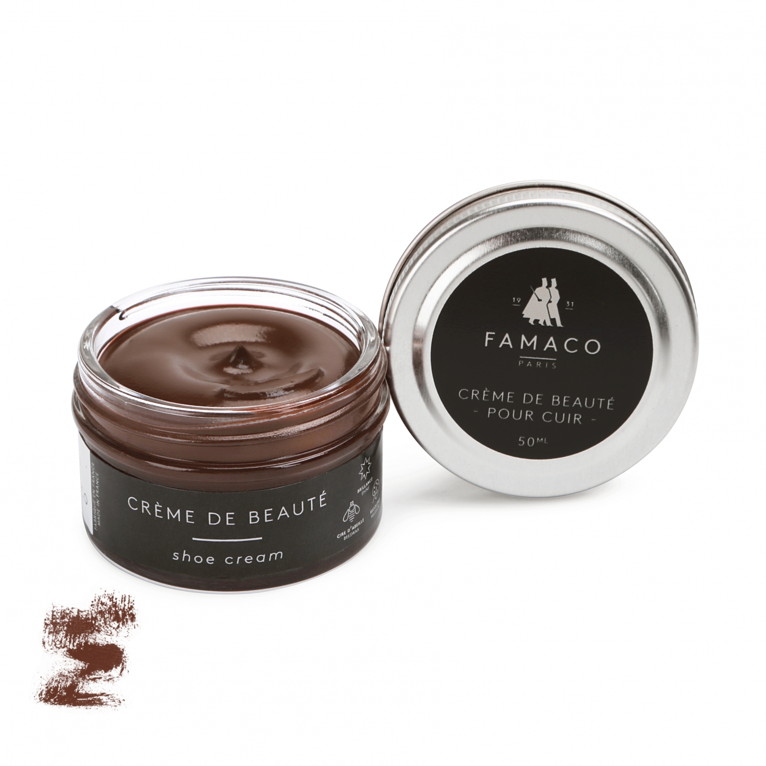 

Крем для обуви коричневый 389 Famaco Creme De Beaute, 50 мл