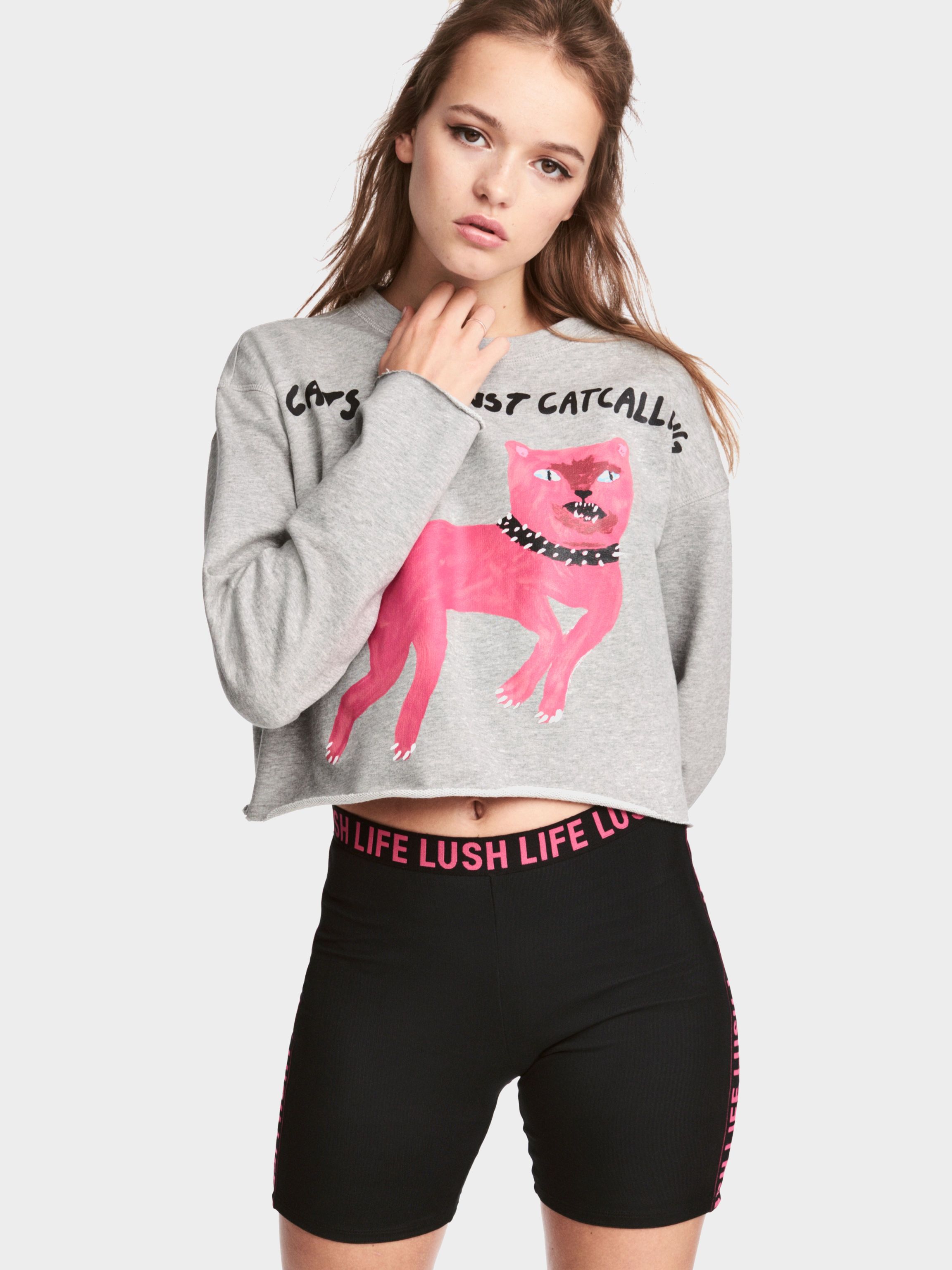 

Свитшот H&M 5341295-AAQS M Серый