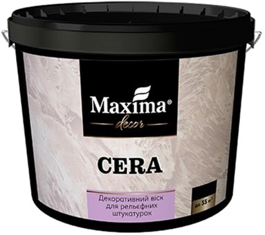 

Декоративный воск Maxima для отделки рельефных штукатурок "Cera" 3 л (4820024426800)