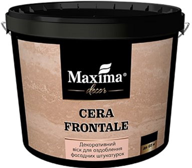 

Декоративный воск Maxima для отделки фасадных штукатурок "Cera Frontale" 5 л (4820024426824)