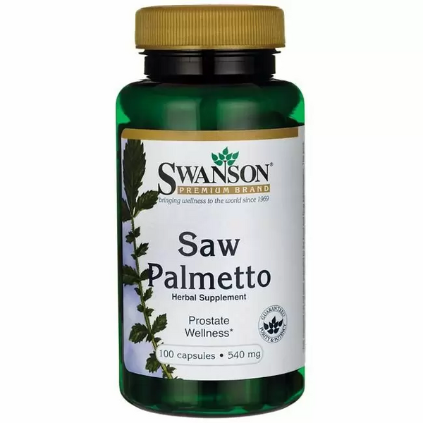 

Со пальметто, Saw Palmetto, Swanson , 540 мг, 100 капсул (SWA-01909)