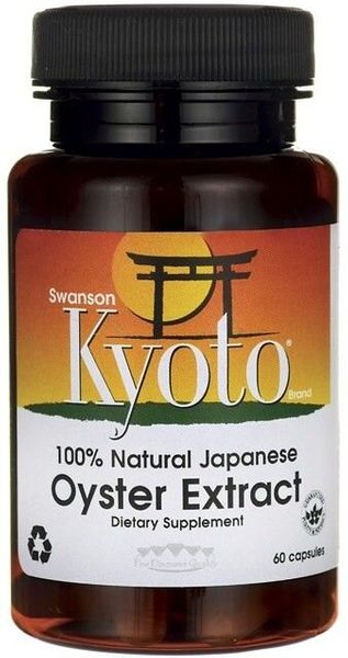 

Экстракт устриц, Kyoto Japanese Oyster Extract, Swanson, 60 капсул (SWA-18011)