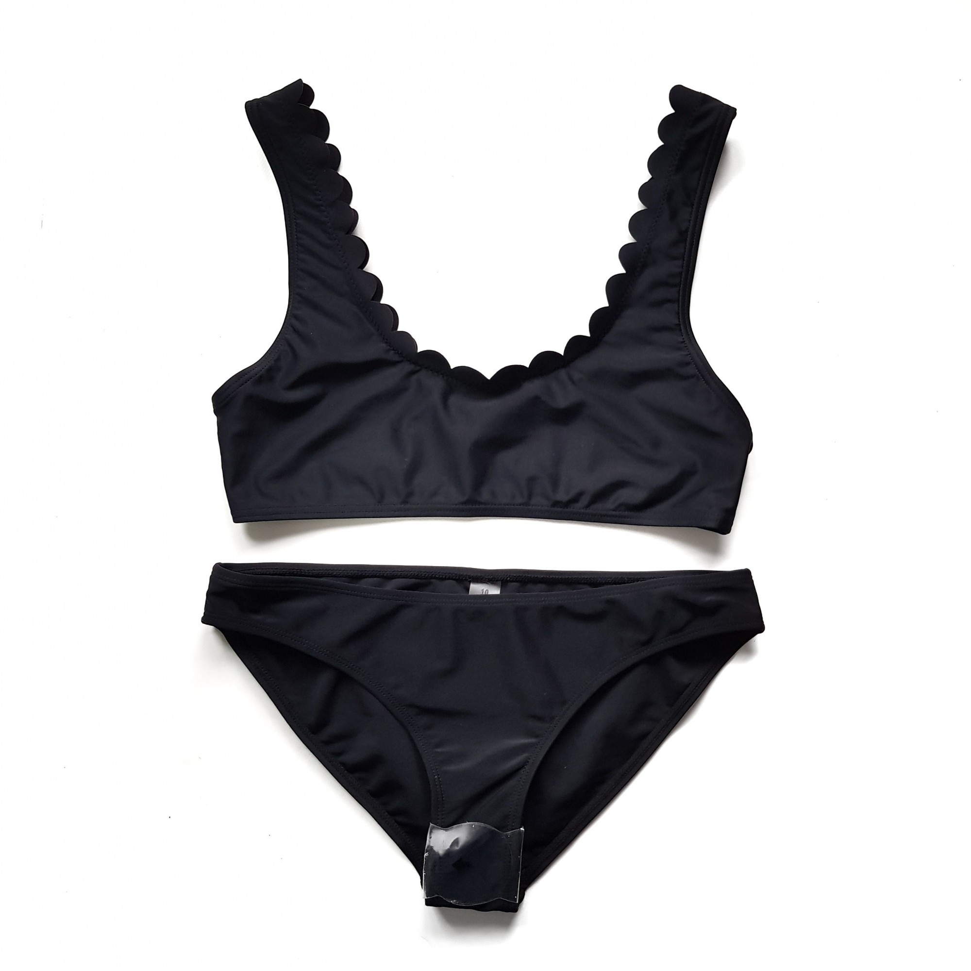 

Купальник черный раздельный с топом H&M 8079 M