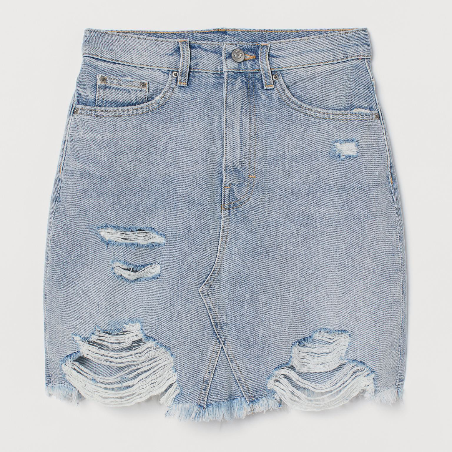 

Юбка джинсовая H&M 8570071dm 38 Голубая