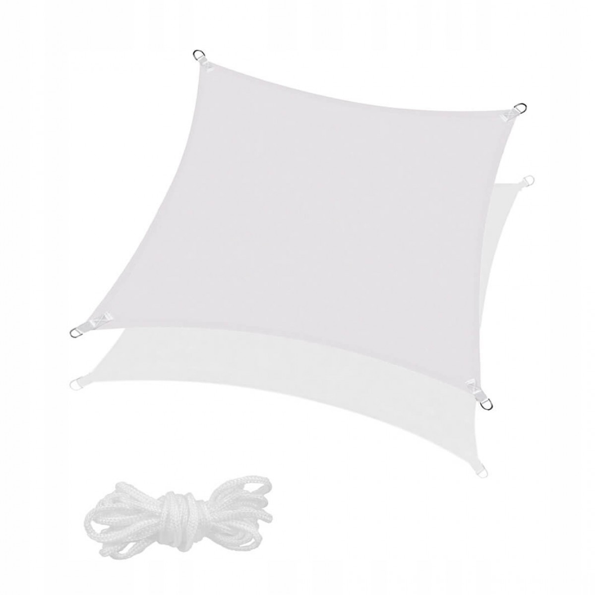 

Тент-парус теневой для дома, сада и туризма Springos 5 x 5 м SN1021 Light Grey