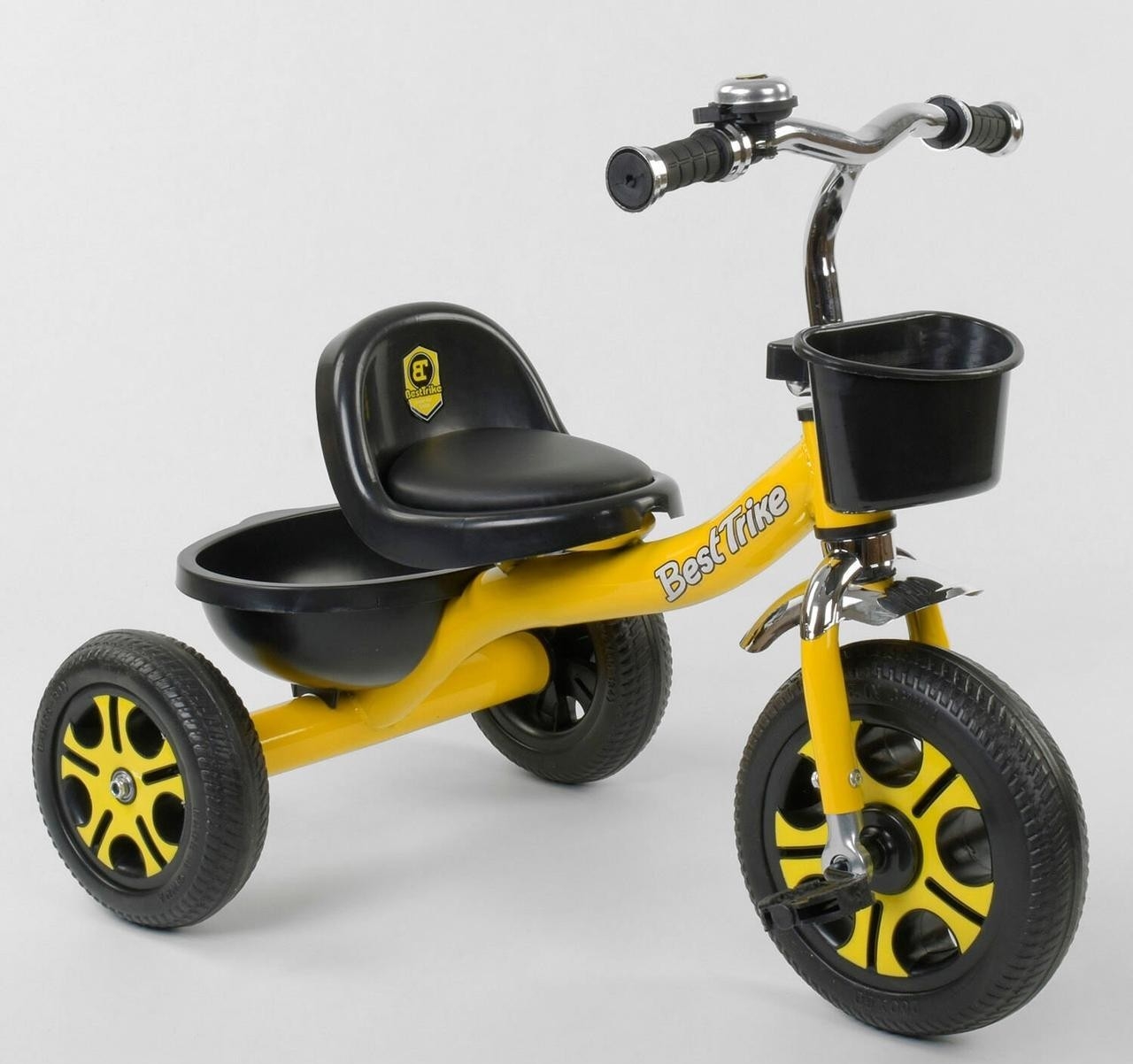 

Детский трехколесный велосипед Best Trike LM-9033 желтый