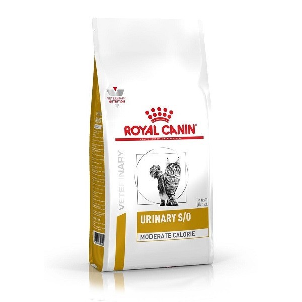 Сухой корм для кошек склонных к полноте, при заболеваниях нижних мочевыводящих путей Royal Canin Urinary S/O Moderate Calorie 1,5 кг 3954015
