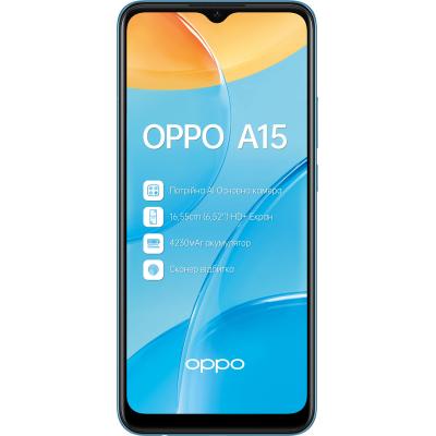 

Мобільний телефон Oppo A15 2/32GB Mystery Blue (OFCPH2185_BLUE_2/32)
