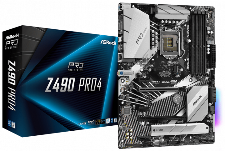 

Материнська плата ASRock Z490 PRO4