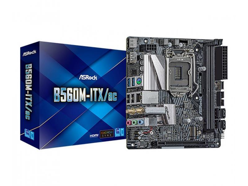 

Материнская плата AsRock B560M-ITX/AC (s1200, Intel B560, PCI-Ex16)