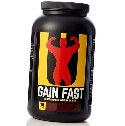 

Гейнер, Gain Fast 3100, Universal Nutrition 2300г Банан (30086001)