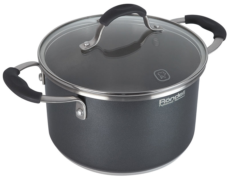 

Кастрюля Rondell Stern 20см 3.9 л RDS-010