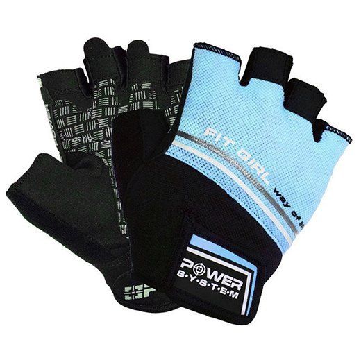 

Перчатки для фитнеса и тяжелой атлетики Fit Girl Evo PS-2920 Power System XS Голубой (07289001)