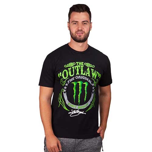 

Футболка мужская Monster Kurt Busch The Outlaw CO-4483 FDSO M Черный