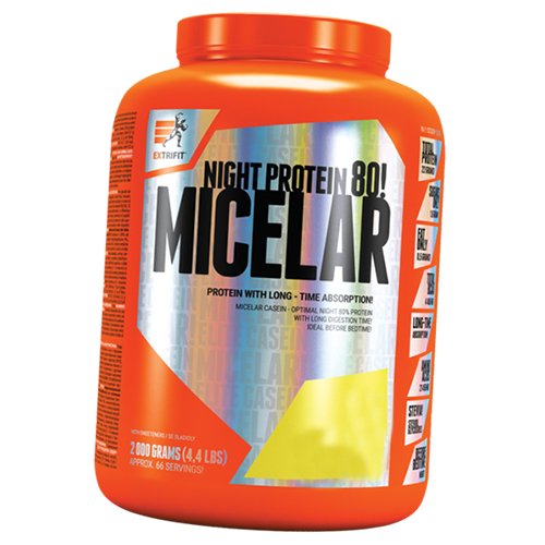 

Мицеллярный казеин, Micelar Casein, Extrifit 2000г Печенье-крем (29002007)