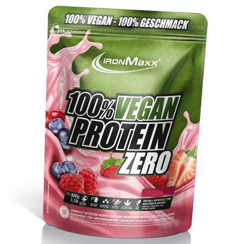 

Веган Протеин, 100 % Vegan Protein Zero, IronMaxx 500г Банан (29083016)