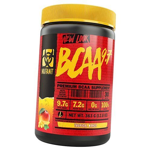 

Аминокислоты с разветвленной боковой цепью, BCAA 9.7, Mutant 348г Тропический манго (28100001)