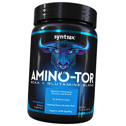 

ВСАА с Глютамином, Amino-Tor, Syntrax 340г Синяя малина (28199002)