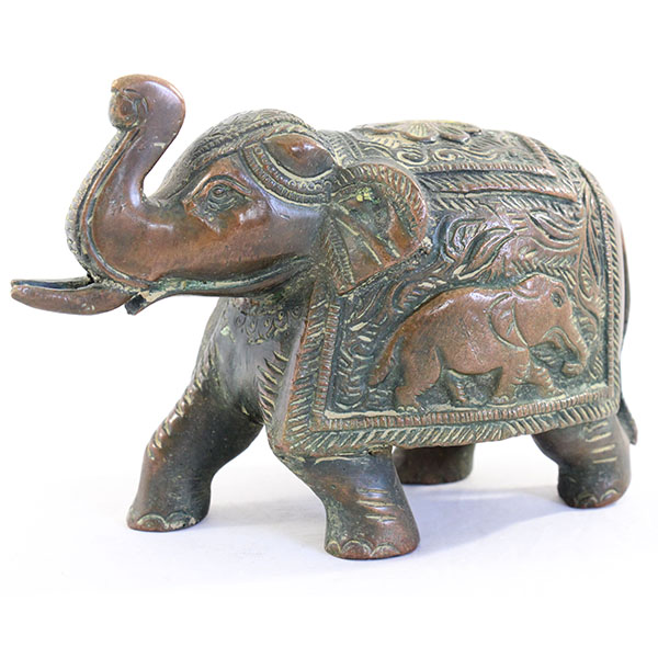 

Статуэтка Индийский слон из бронзы арт 23154p
