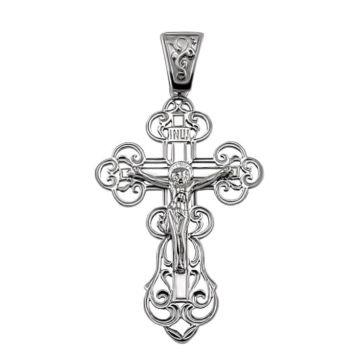 

Серебряный крест Meridian 925 пробы (Кр0059)