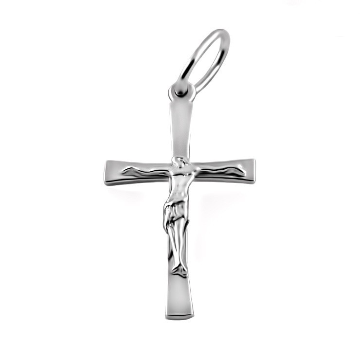 

Серебряный крест Meridian 925 пробы (Кр0037ч)