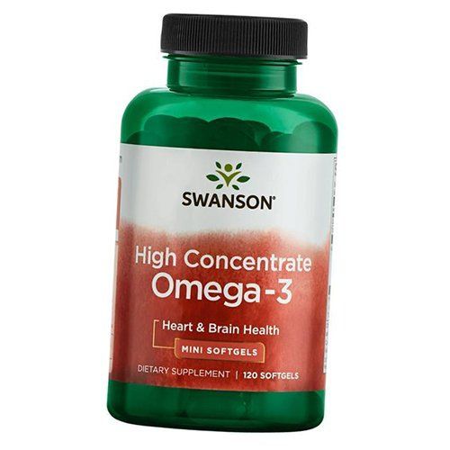 

High Concentrate Omega-3 Swanson 120гелкапс (67280008)