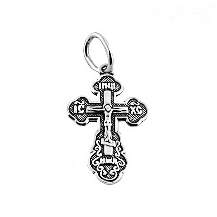 

Серебряный крест Meridian 925 пробы (Кр0043ч)