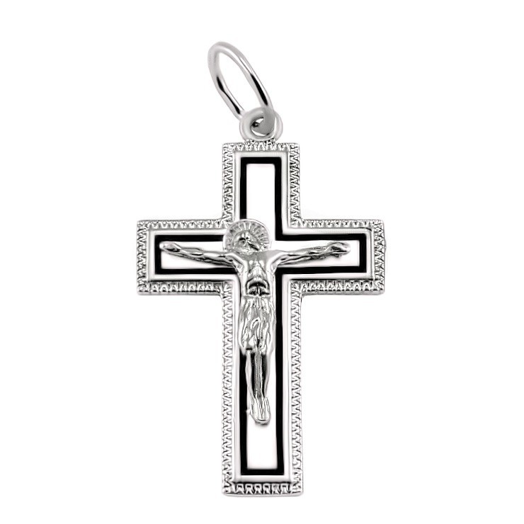 

Серебряный крест Meridian 925 пробы (Кр0050)