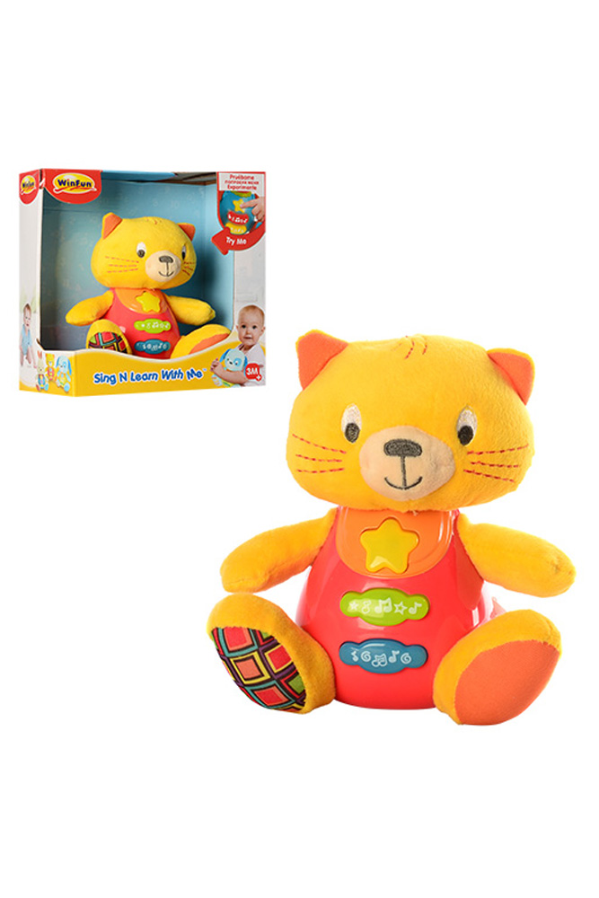 

Іграшка музична "Кошеня" різнокольоровий (SKT000511536)
