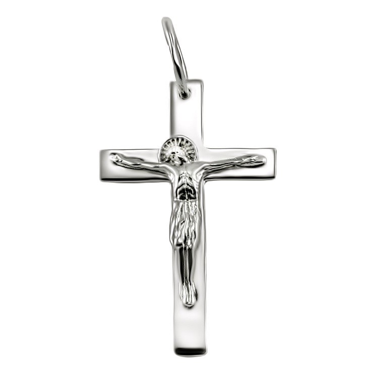 

Серебряный крест Meridian 925 пробы (Кр0065ч)