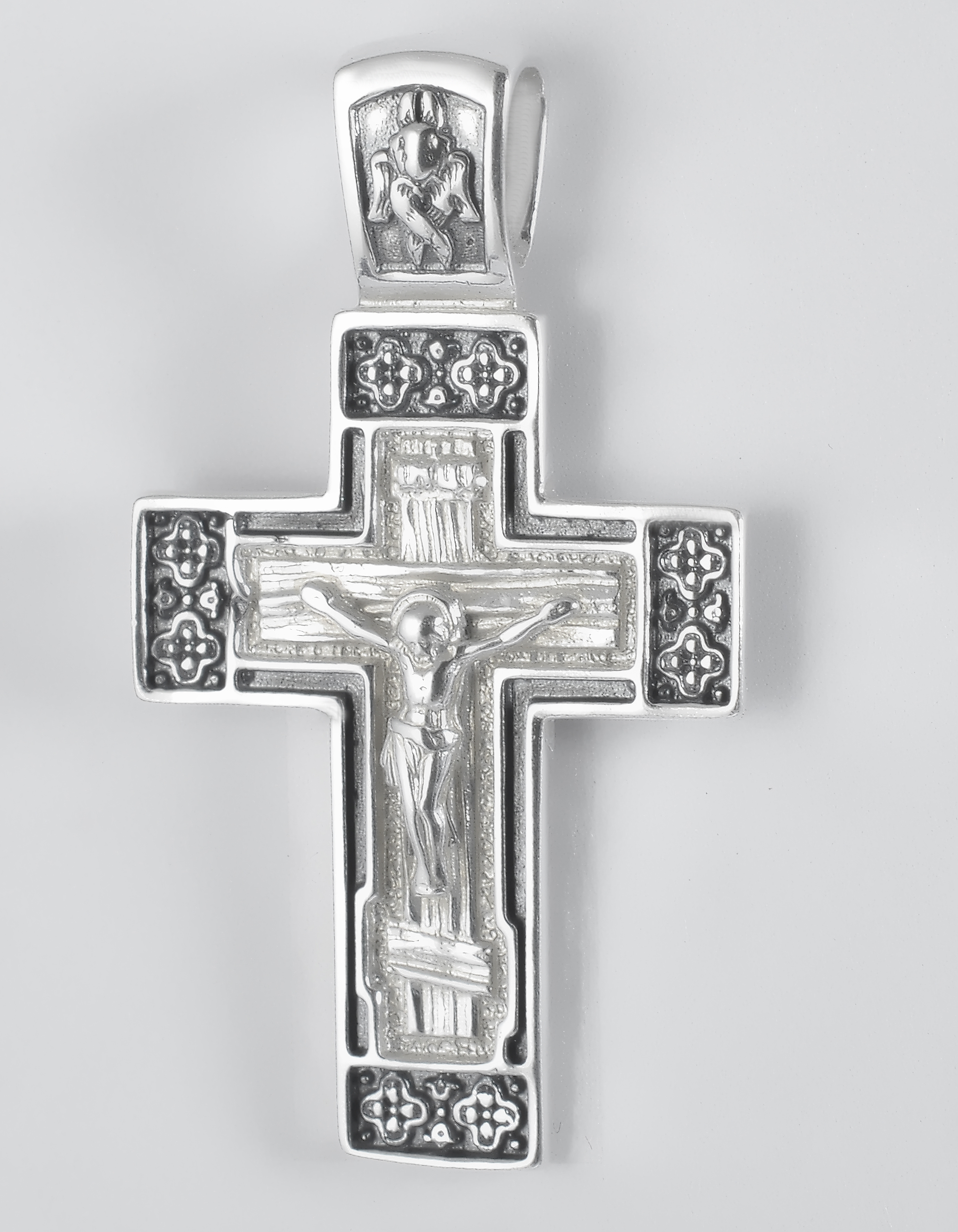 

Серебряный крест Meridian 925 пробы (Кр0141чр)