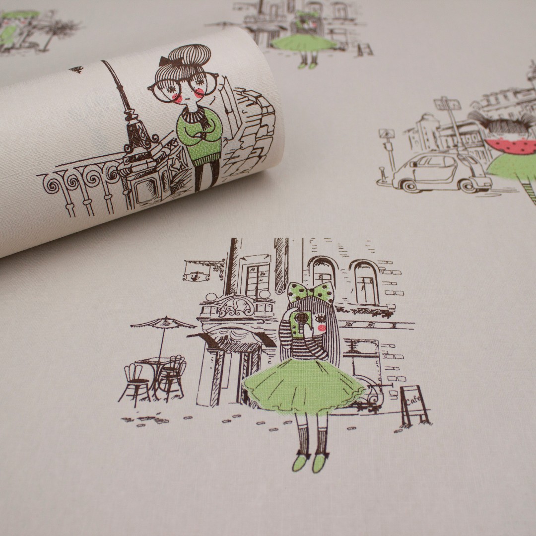 

Обои виниловые на флизелиновой основе LS Обои Соня Светло-бежевый ТОФ 2-1393 (1.06х10.05 м)