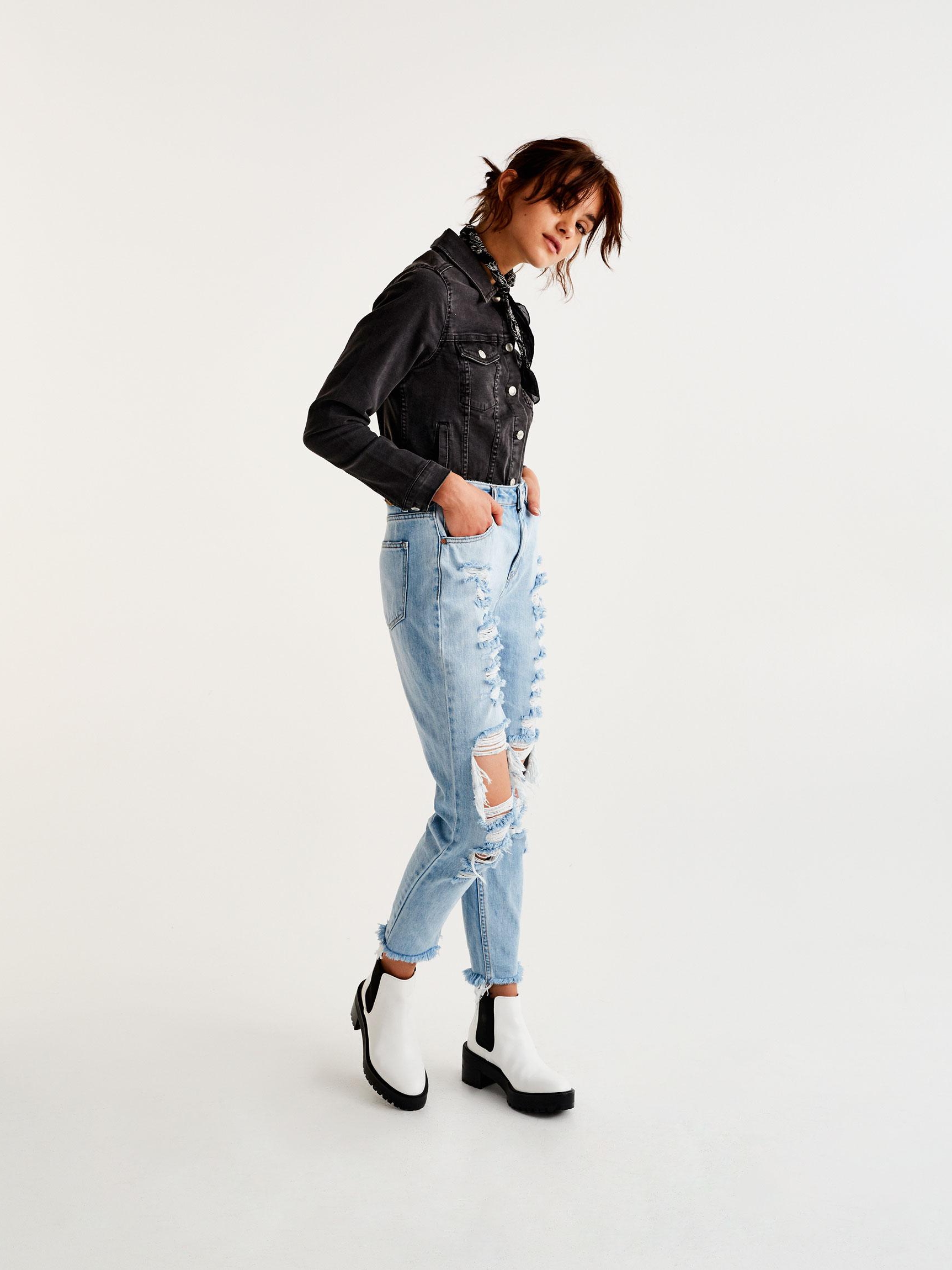 

Куртка джинсовая Pull & Bear 9715/341/802-ACXW S Темно-серая