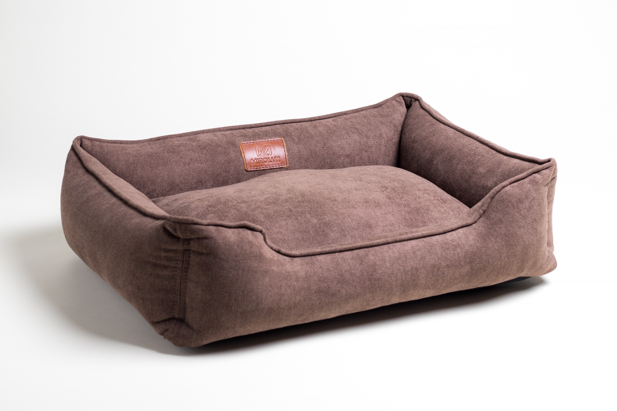 

Лежак для собак Mirolux Soft Time L 90*60 Brown Velure