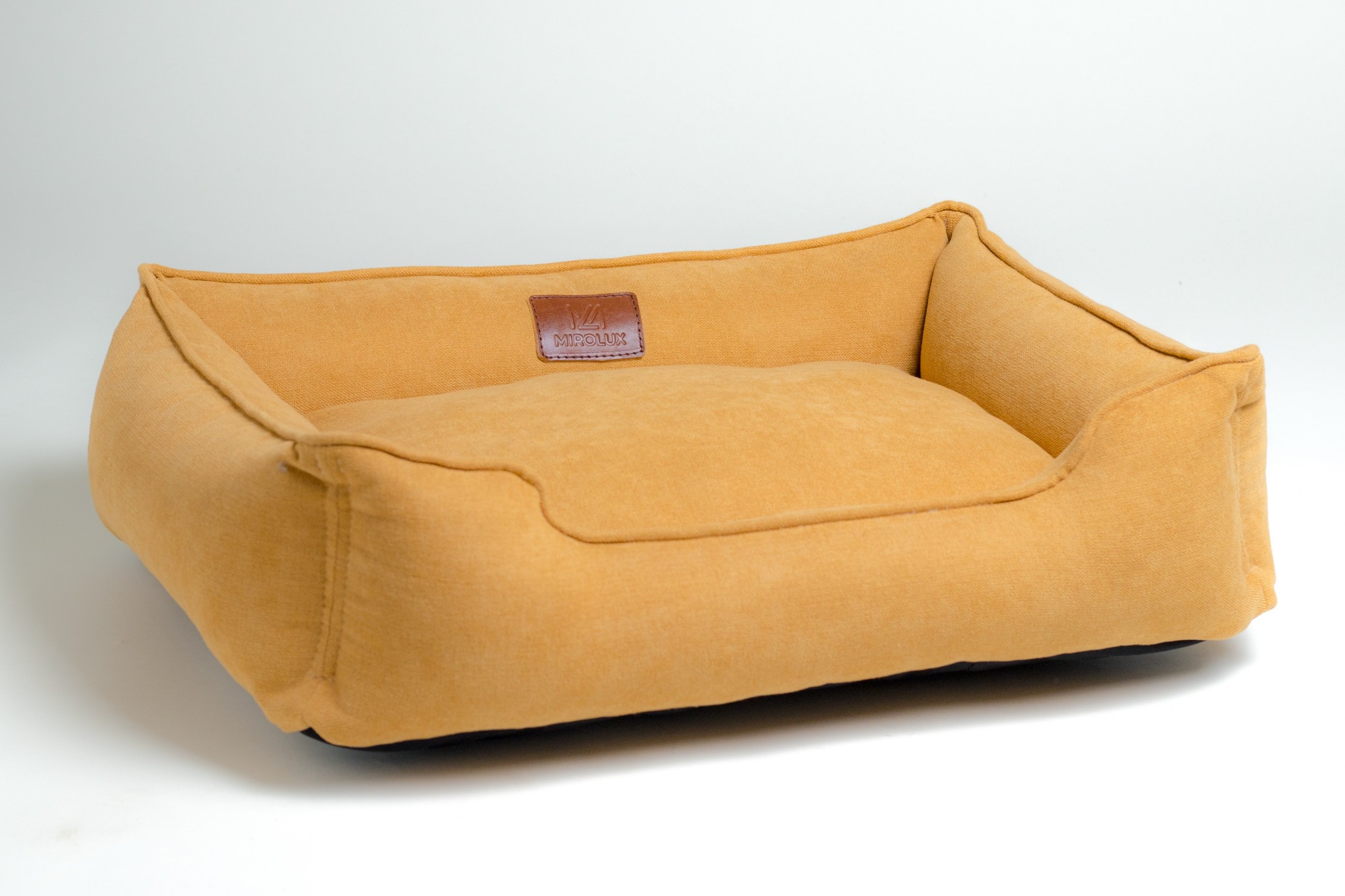

Лежак для собак Mirolux Soft Time M 70*50 Yellow Velure
