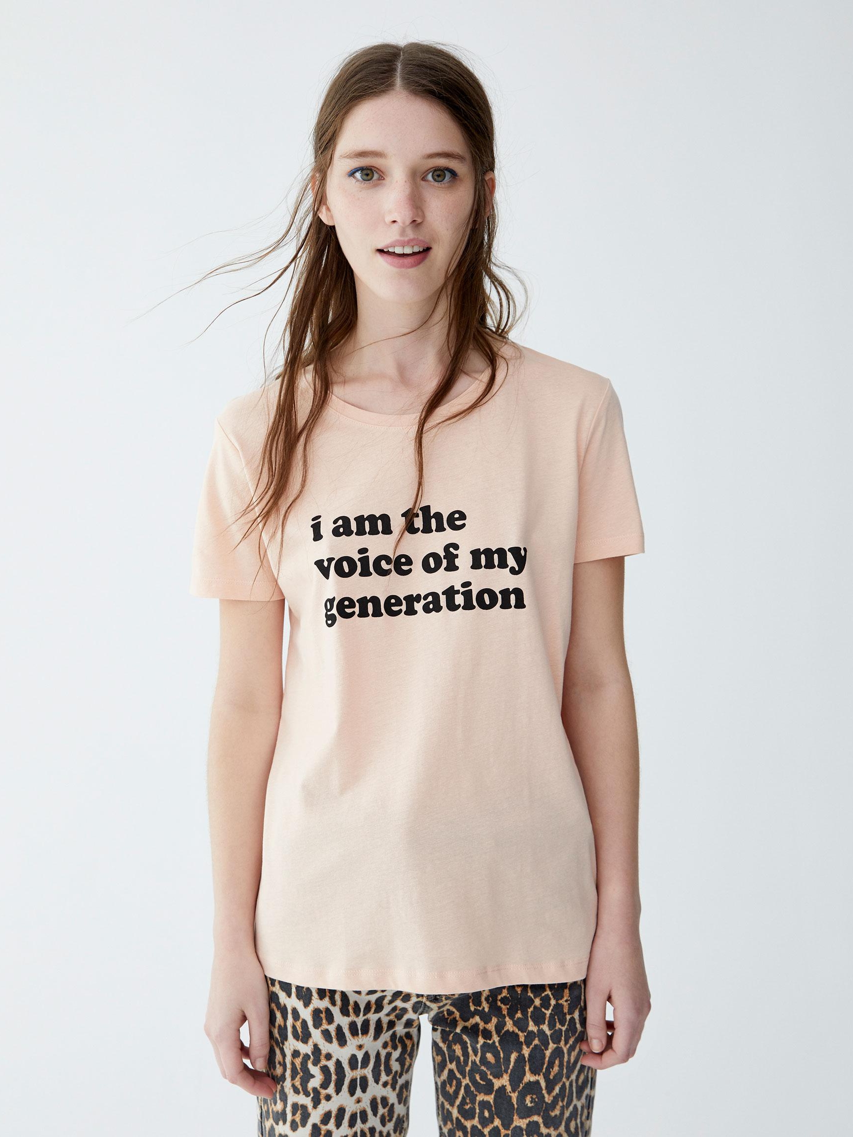 

Футболка Pull & Bear 9238/215/620-ABDS XS Бледно-розовая