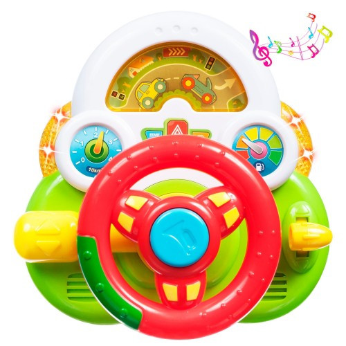 

Интерактивная развивающая игрушка Руль с эффектами на батарейках, 58091 от 6 месяцев, Подарок для самых
