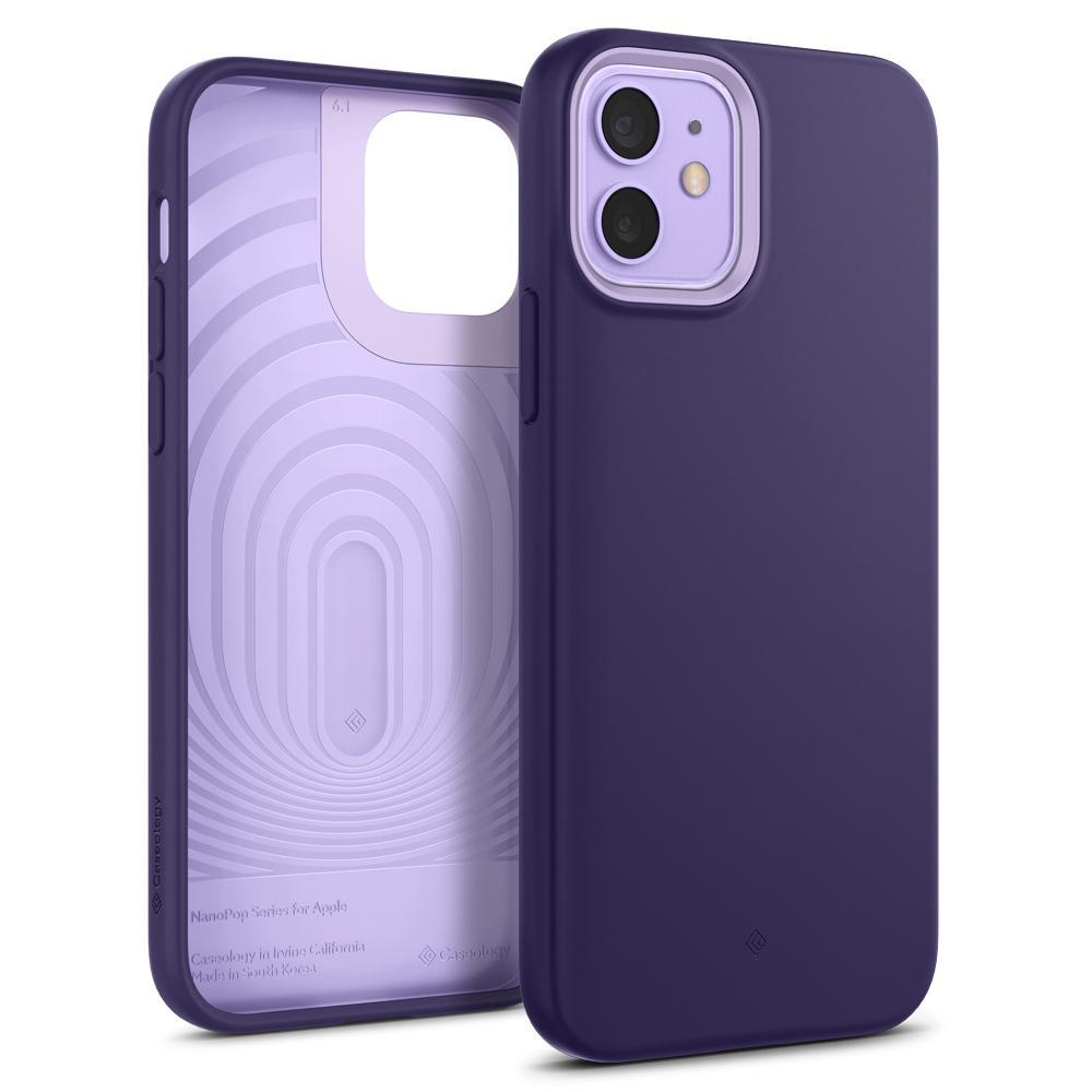 

Чехол Caseology Nano Pop для iPhone 12 / 12 Pro Grape Purple