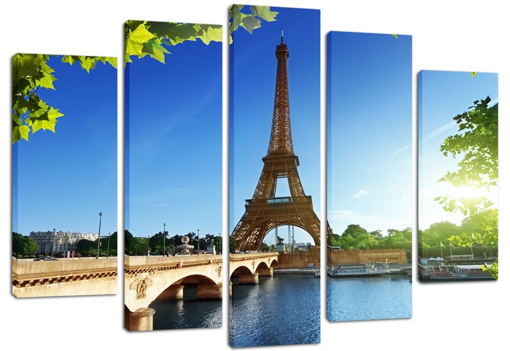 

Модульная картина на холсте из 5 частей DK Place 120x80 см (PLM5-82)