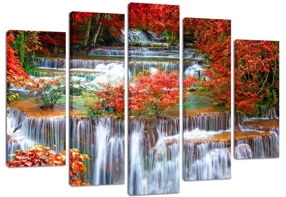 

Модульная картина на холсте из 5 частей DK Place 120x80 см (PLM5-135)